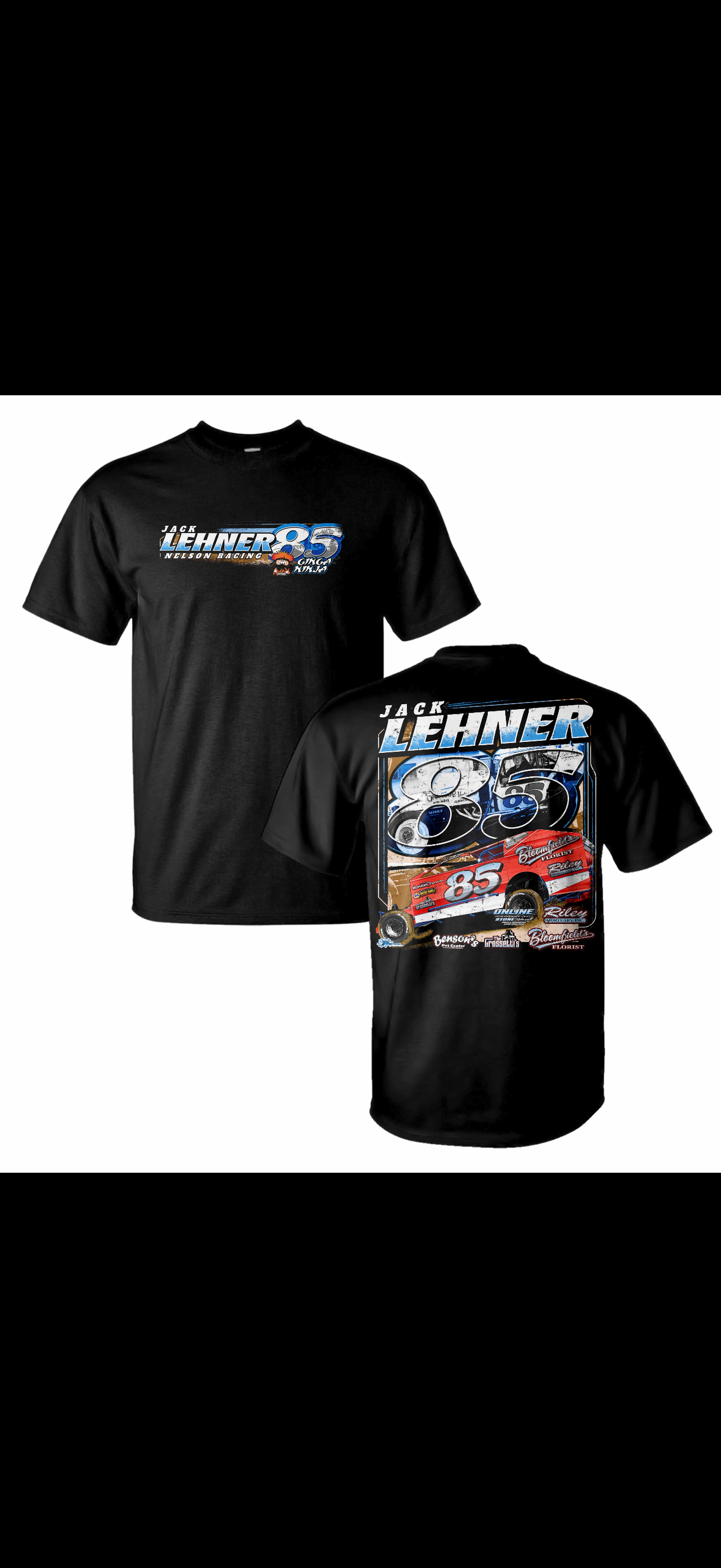 85 Car Shirt Black